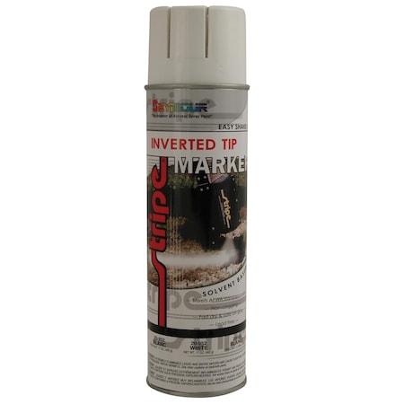 Seymour Midwest 20 oz Solvent Base Inverted Tip Marking Paint, White SM20-952
